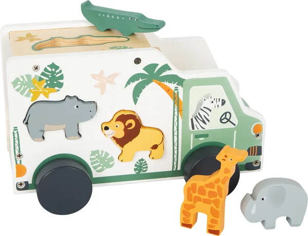Toy Car Shape-Fitting Game "Safari" Small Foot