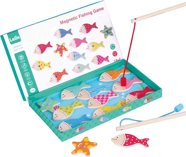 LELIN Magnetic Educational Puzzle Fishing Game
