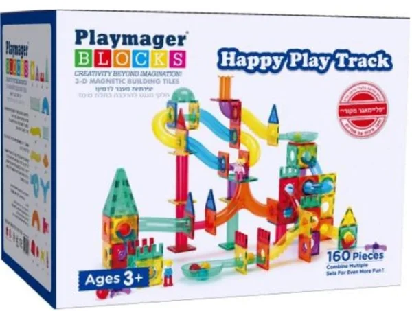 مدينة الملاهي المغناطيسية 160 قطعه من Playmager