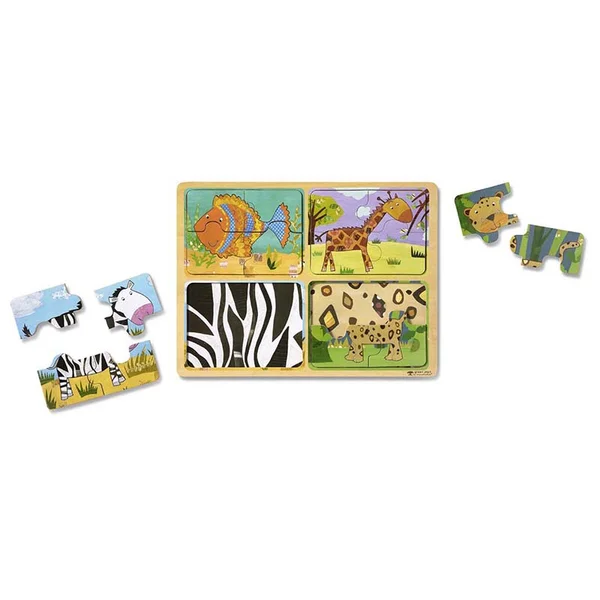 Melissa & Doug Animal Patterns Wooden Puzzle