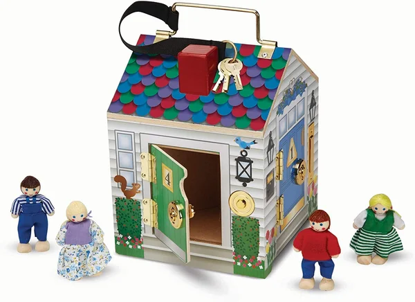 Melissa & Doug Wooden Doorbell House