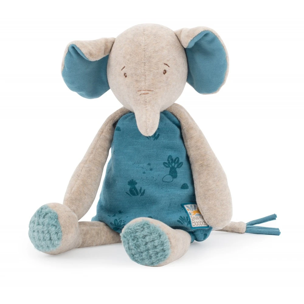 MOULIN ROTY Bergamote the Elephant - French Soft Plush