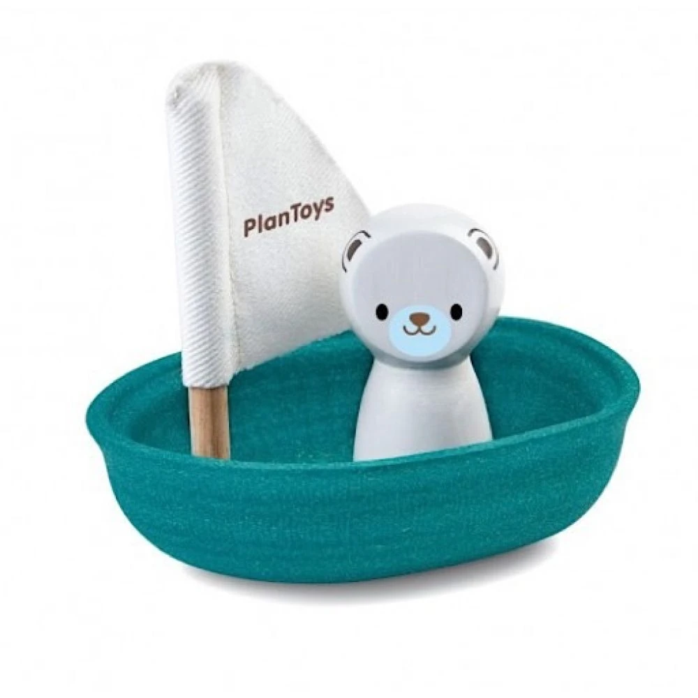 PlanToys Sailing Boat Polar Bear