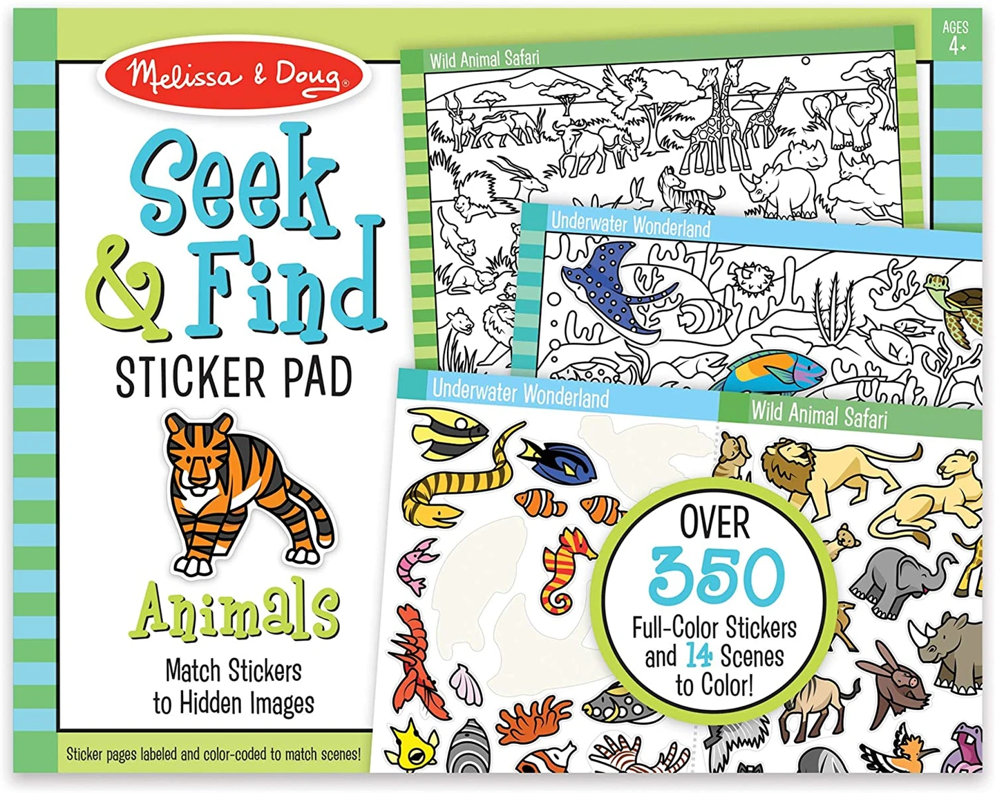 Melissa & Doug Seek & Find Sticker Pad- Animal