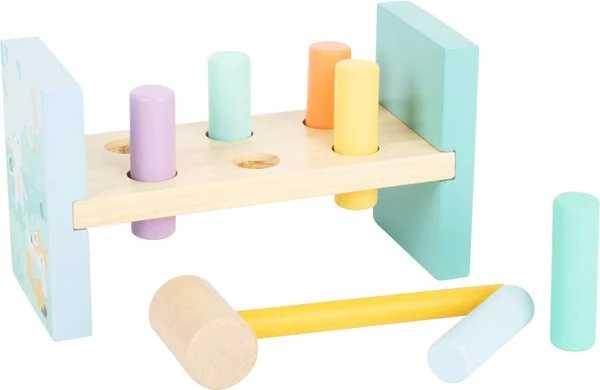 SMALL FOOT Hammering Bench Pastel