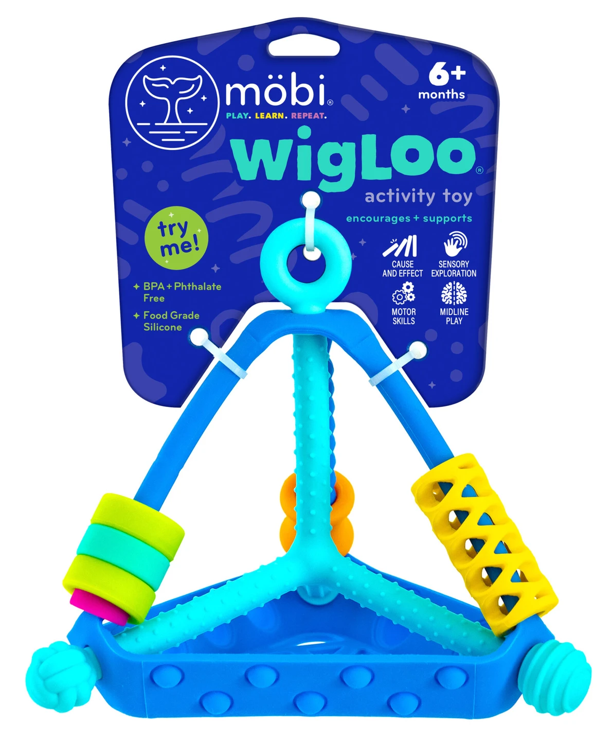 WigLoo multi-stage developmental activity game Mobi Toys